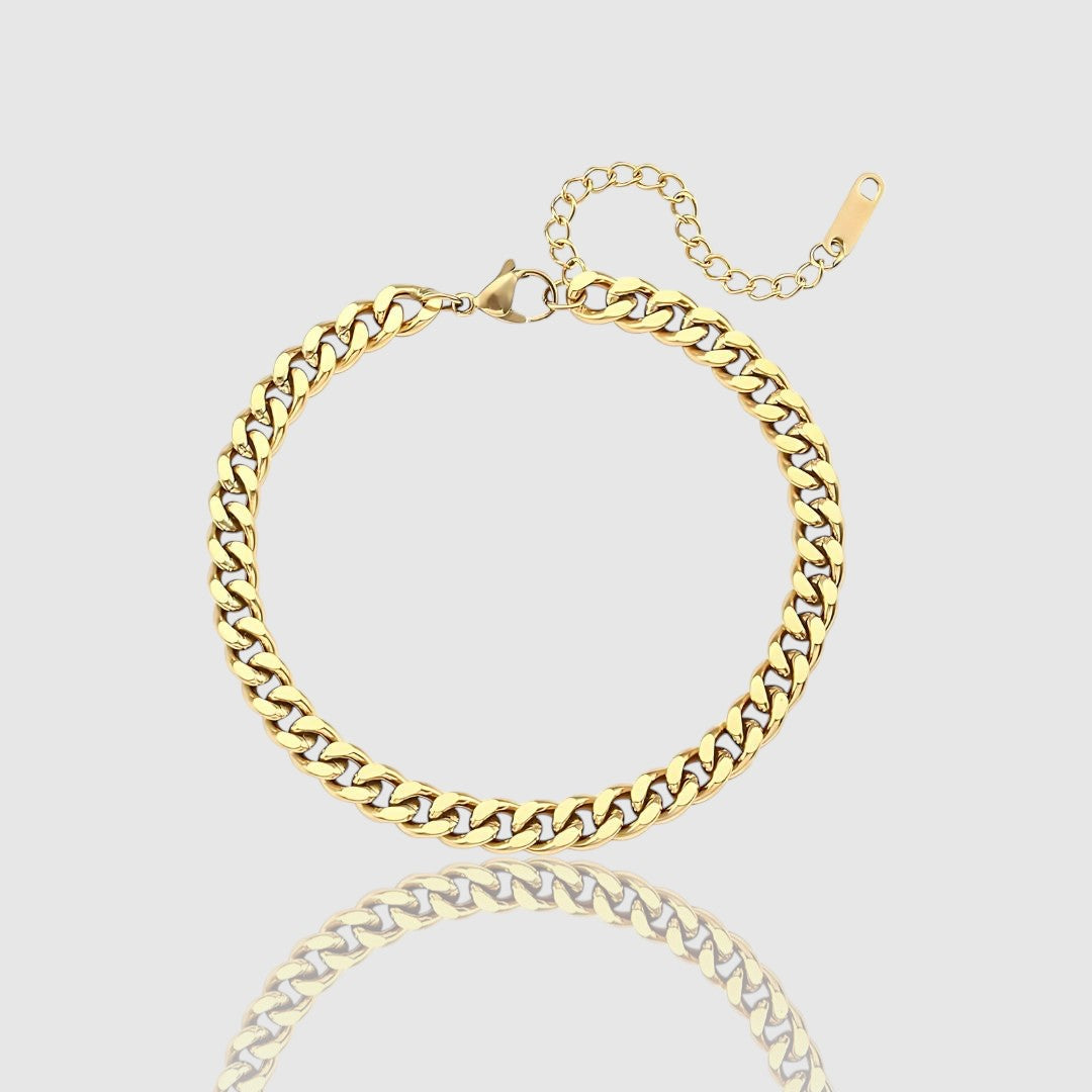 DARA CUBAN CHAIN BRACELET