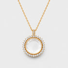 SOLARA HALO LOCKET NECKLACE