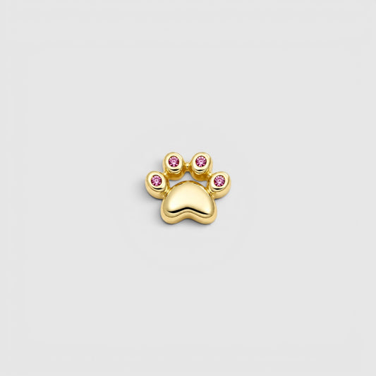 Pink Paw Print Charm – ALV Luxe Vault Jewelry