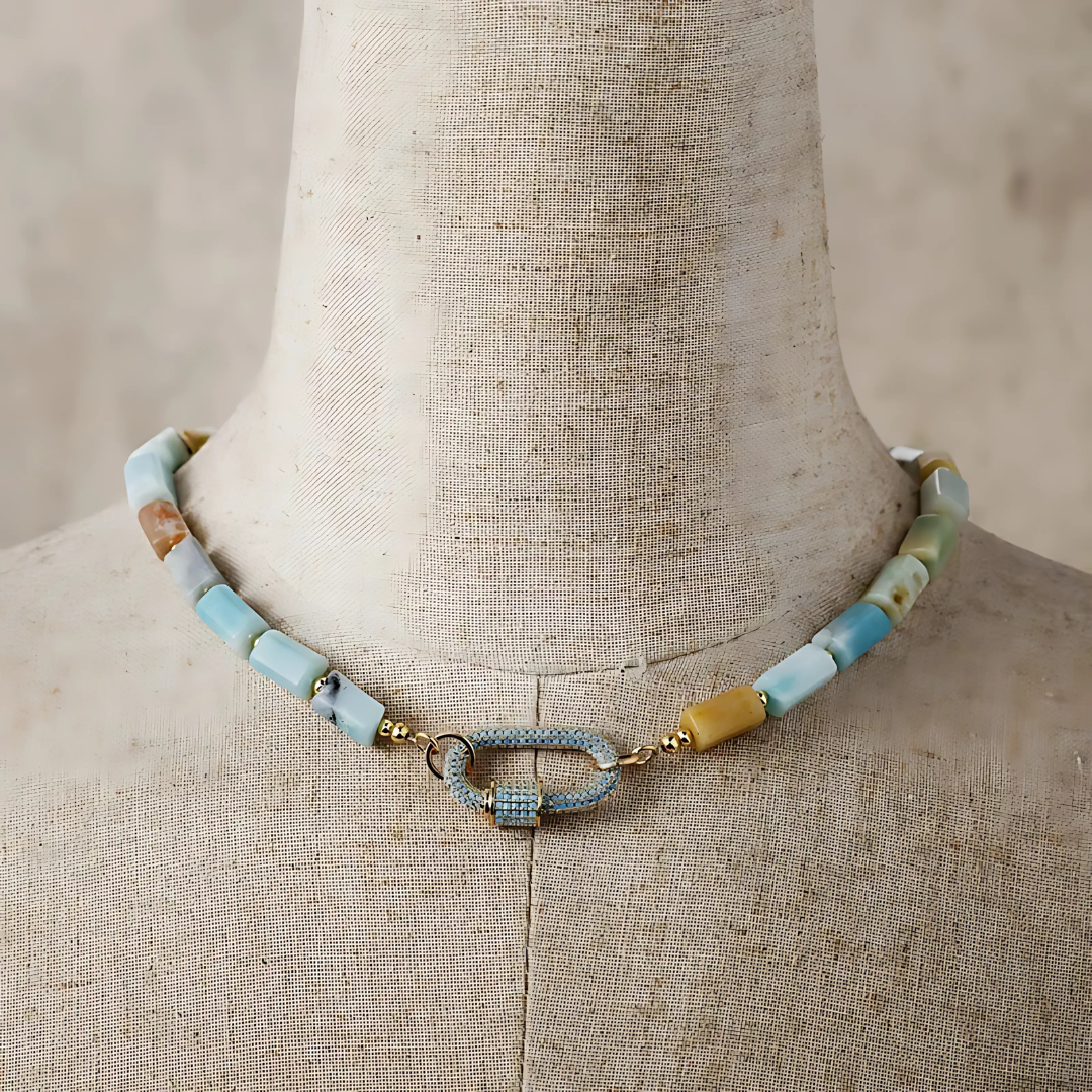 LINA AMAZONITE CHOKER