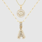 Lunah A-Z Initial Necklace Set – ALV Luxe Vault Jewelry