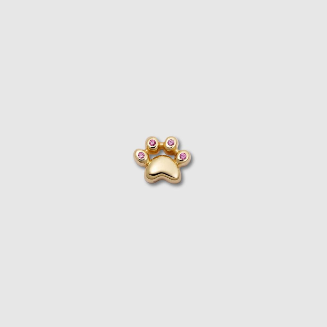 PINK PAW PRINT CHARM