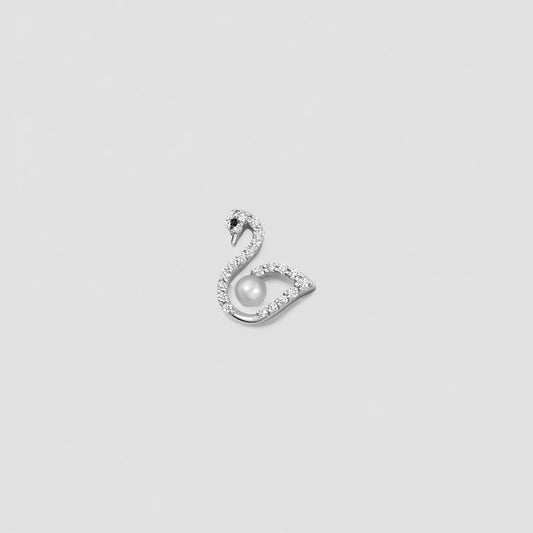 SWAN PEARL CHARM