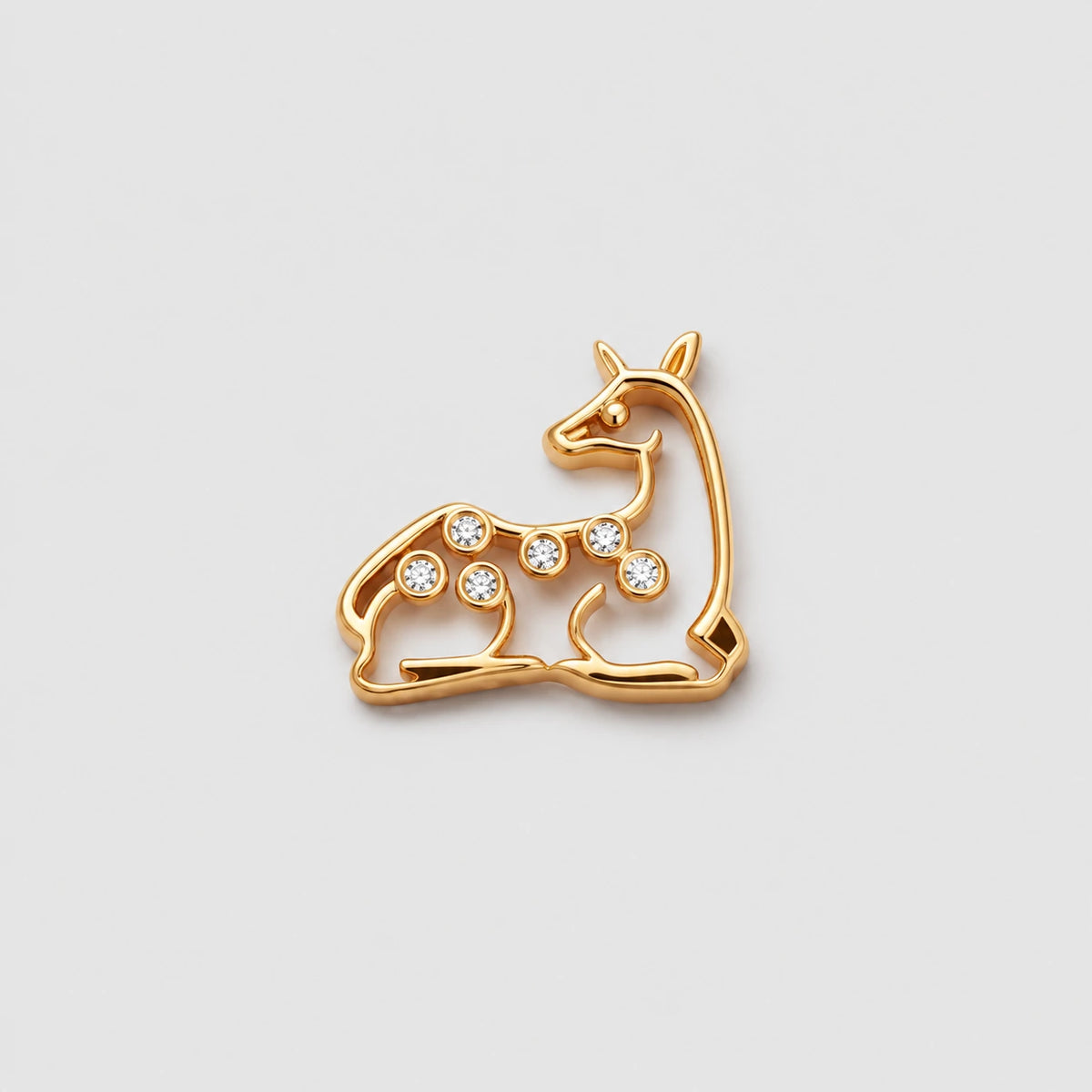 Deer Charm – Memory Locket Charm | ALV Luxe Vault