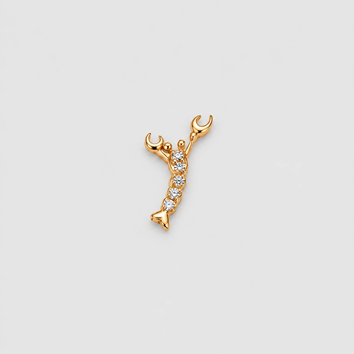 Gold Lobster Charm with Crystals – ALV Luxe Vault Jewelry