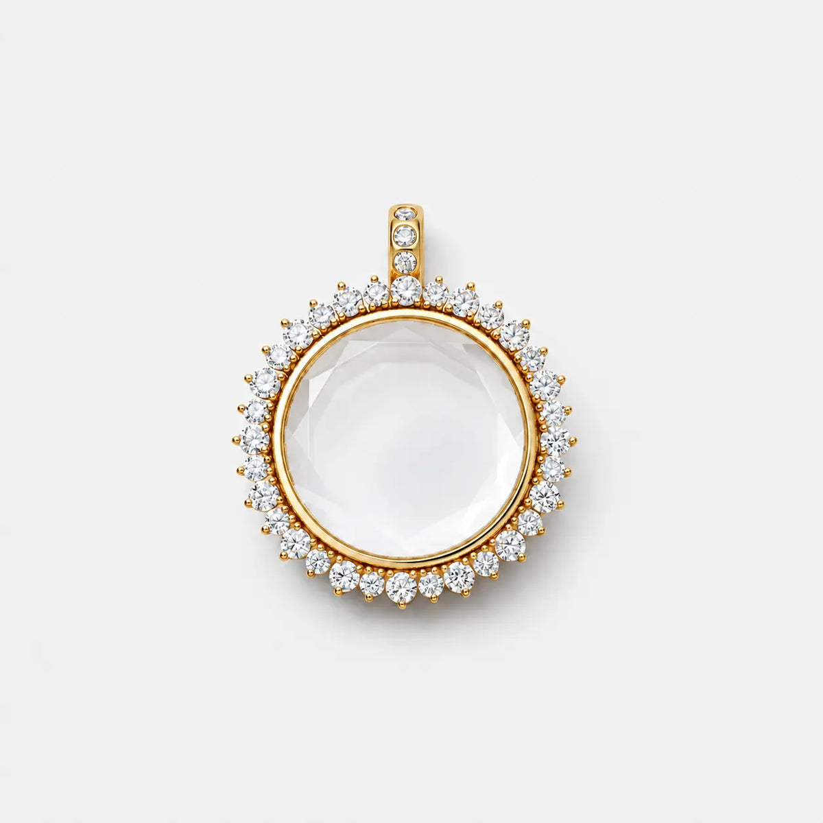 SOLARA HALO LOCKET NECKLACE
